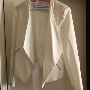 H&M white blazer. Brand new with tags. Cute for work and with jeans